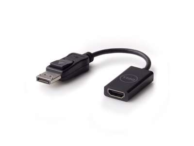 DELL DANAUBC087 videokabel adapter 0,2 m DisplayPort HDMI Sort