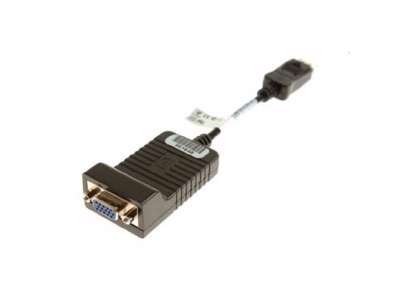 HP 603250-001 videokabel adapter 0,2 m DisplayPort VGA (D-Sub) Sort