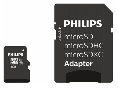 Philips FM08MP45B/00 hukommelseskort 8 GB MicroSDHC UHS-I Klasse 10