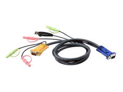 ATEN 2L-5302U KVM-kabel Sort 1,8 m