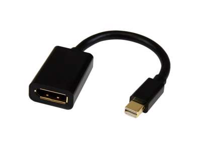 StarTech.com MDP2DPMF6IN DisplayPort kabel 0,1524 m Mini DisplayPort Sort