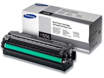 Toner, CLT-K506L, Black-sort, 6.000 sider, Samsung 506L