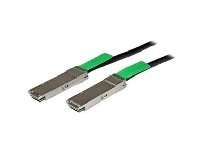 StarTech.com QSFPMM2M InfiniBand og fiberoptisk kabel 2 m QSFP+ Sort