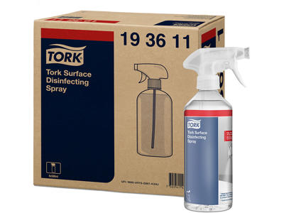 Overfladedesinfektion, Spray, 0.5 L, Tork 