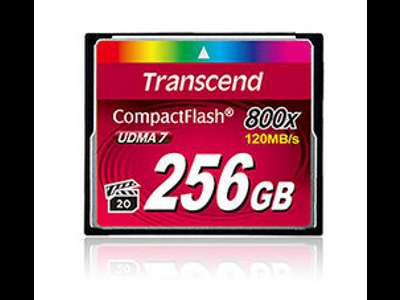 Transcend 256GB 800x CF CompactFlash