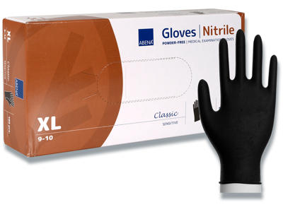 Engangshandsker, Nitril, X-Large, 100 handsker, Abena Classic Sensitive 