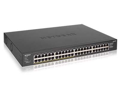 NETGEAR GS348PP Ikke administreret Gigabit Ethernet (10/100/1000) Strøm over Ethernet (PoE) Sort