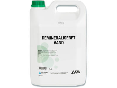 Demineraliseret vand, 5 liter, Liva