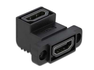 DeLOCK 81308 kabel kønsskifter HDMI Type A (Standard) Sort