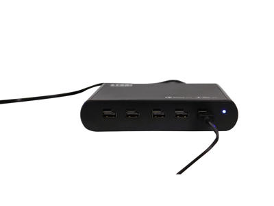 Leba NoteCharge NCHAR-UC5-150W-SC oplader til mobil enhed Tablet, Universel Sort USB Hurtig opladning Indendørs