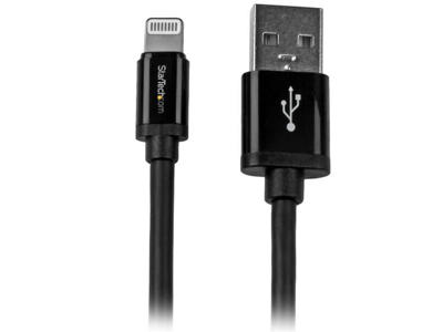 StarTech.com USBLT2MB Lightning kabel 2 m Sort