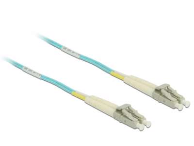 DeLOCK 86549 InfiniBand og fiberoptisk kabel 0,5 m LC Turkisfarve