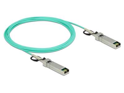 DeLOCK 86641 InfiniBand og fiberoptisk kabel 5 m SFP+ Turkisfarve