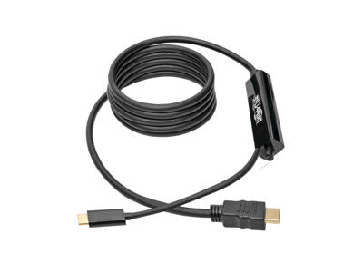 Tripp Lite U444-006-H videokabel adapter 1,8 m USB Type-C HDMI Sort