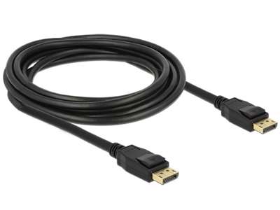 DeLOCK 3m Displayport 1.2a Sort