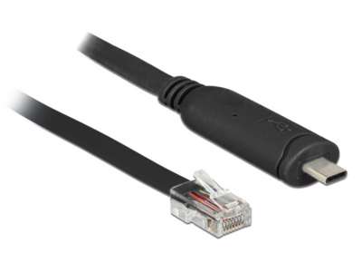 DeLOCK 63912 serielkabel Sort 2 m USB Type-C RJ45