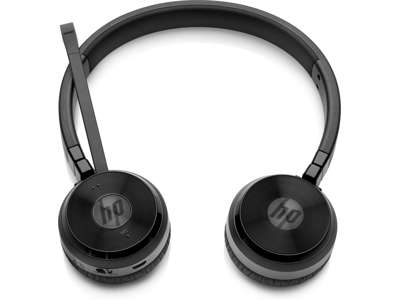 HP UC Wireless Duo Headset Trådløs Kontor/Callcenter Bluetooth Sort