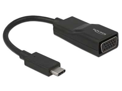 DeLOCK 63923 USB grafisk adapter 1920 x 1200 pixel Sort