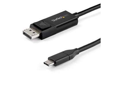 StarTech.com CDP2DP141MBD videokabel adapter 1 m USB Type-C DisplayPort Sort