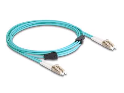 DeLOCK 87909 InfiniBand og fiberoptisk kabel 3 m LC Turkisfarve