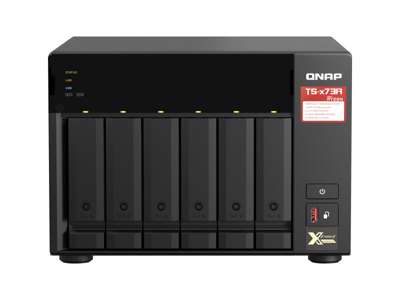 QNAP TS-673A NAS Tower AMD Ryzen V1500B 8 GB DDR4 QNAP Turbo System Sort