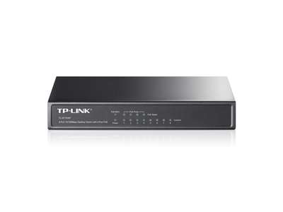 TP-Link TL-SF1008P netværksswitch Ikke administreret Fast Ethernet (10/100) Strøm over Ethernet (PoE) Oliven