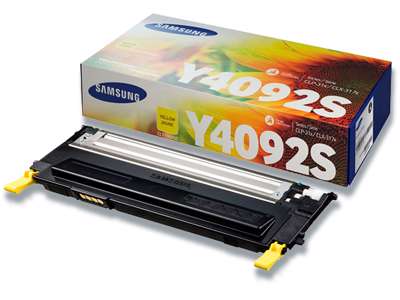 Toner, CLT-Y4092S, Yellow-gul, 1.000 sider, Samsung 4092S