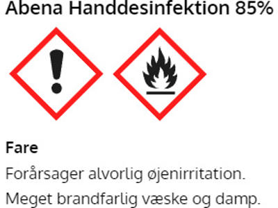 Hånddesinfektion, Flydende, 5000 ml, Dunk, Abena 85%