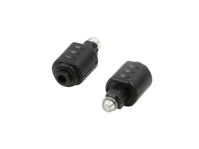 LogiLink CA1016 kabel kønsskifter Toslink Toslink 3.5 mm Mini Sort