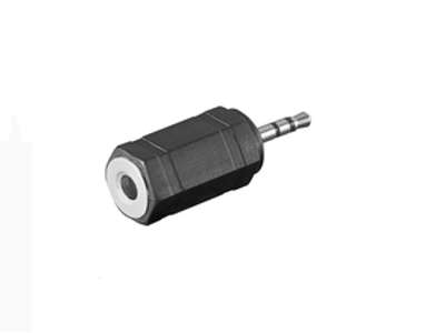 Microconnect AUDASM kabel kønsskifter 2.5mm 3.5mm Sort