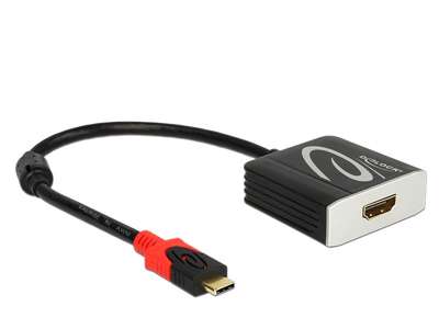 DeLOCK 62730 USB grafisk adapter 4096 x 2160 pixel Sort