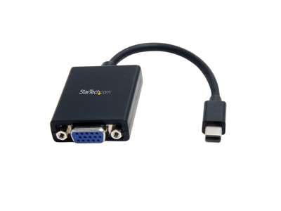 StarTech.com MDP2VGA videokabel adapter 0,13 m Mini DisplayPort VGA (D-Sub) Sort