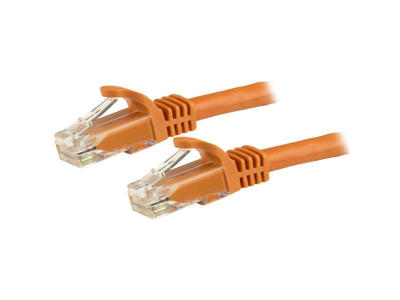 StarTech.com N6PATC150CMOR netværkskabel Orange 1,5 m Cat6 U/UTP (UTP)