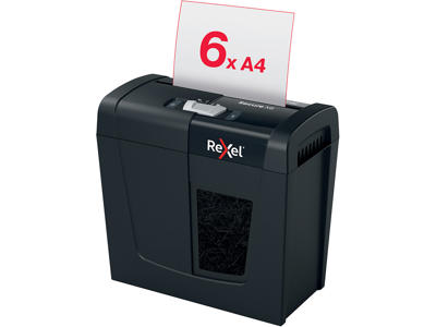 Makuleringsmaskine, Kryds, 6 ark, Sikkerhedsniveau: P4, Rexel Secure X6