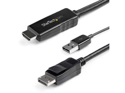 StarTech.com HD2DPMM3M videokabel adapter 3 m HDMI Type A (Standard) DisplayPort Sort