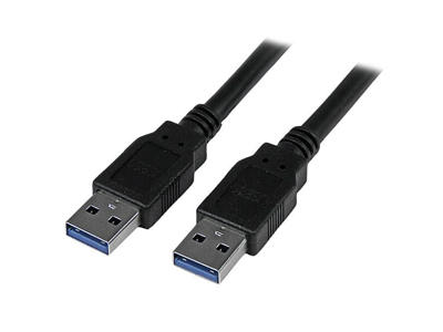 StarTech.com USB3SAA3MBK USB-kabel USB 3.2 Gen 1 (3.1 Gen 1) 3 m USB A Sort