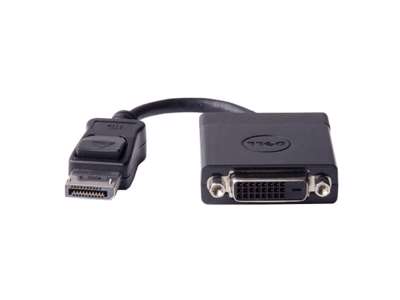 DELL 470-AANH videokabel adapter Displayport M DVI-D FM Sort