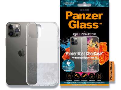 Cover, iPhone 12/iPhone 12 Pro 6.1'', Case, Transparent, PanzerGlass ClearCase 