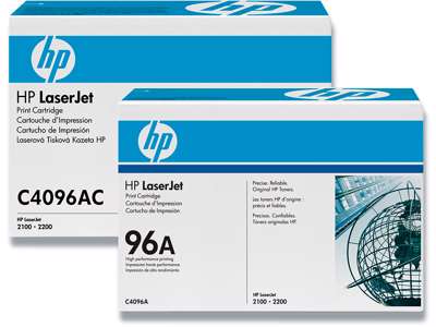 Toner, 96A, Black-sort, 5.000 sider, HP C4096A