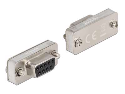 DeLOCK 66827 kabel kønsskifter Serial RS-232/422/485 DB9 Sølv