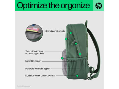 HP Campus Green Backpack