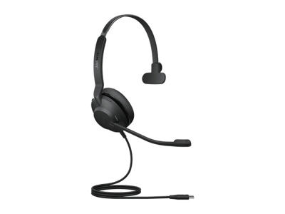 Jabra 23189-899-879 hovedtelefoner/headset Ledningsført Kontor/Callcenter USB Type-C Sort