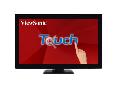 Viewsonic TD2760 computerskærm 68,6 cm (27") 1920 x 1080 pixel Fuld HD LED Berøringsskærm Multibruger Sort