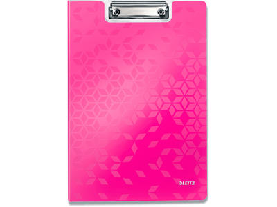 Clipboard, Pink, Med forside, A4, Leitz WOW