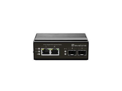 LevelOne IGP-0432 netværksswitch Ikke administreret Gigabit Ethernet (10/100/1000) Strøm over Ethernet (PoE) Sort