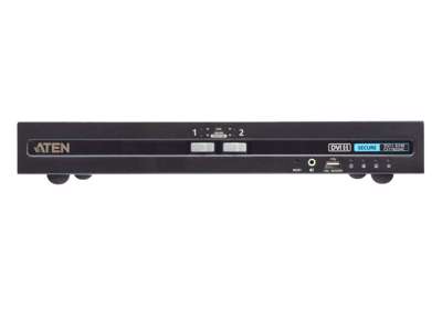 ATEN CS1182D4C-AT-G KVM Switch Stativ-montering Sort