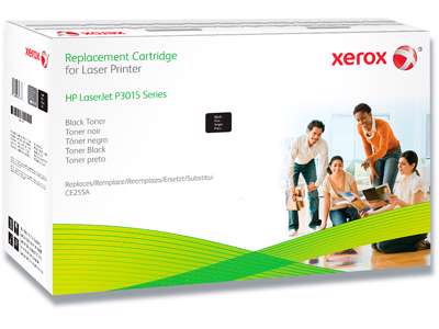 Toner, CE255A, Black-sort, 6.000 sider, Xerox XRC 106R01621