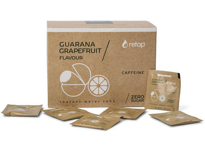 Smagstablet, Til vand, Guarana Grapefruit, 0.4g, 100 stk, Retap