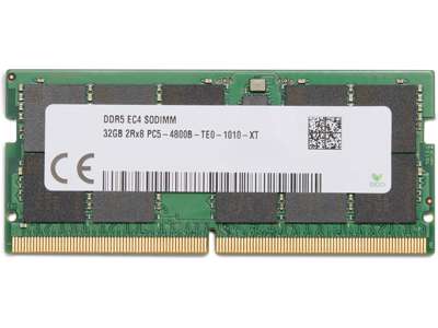 HP 32GB DDR5 (1x32GB) 4800 SODIMM ECC Memory hukommelsesmodul