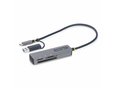 StarTech.com FCREADMICRO3V2 kortlæser USB 3.2 Gen 1 (3.1 Gen 1) Type-C Grå